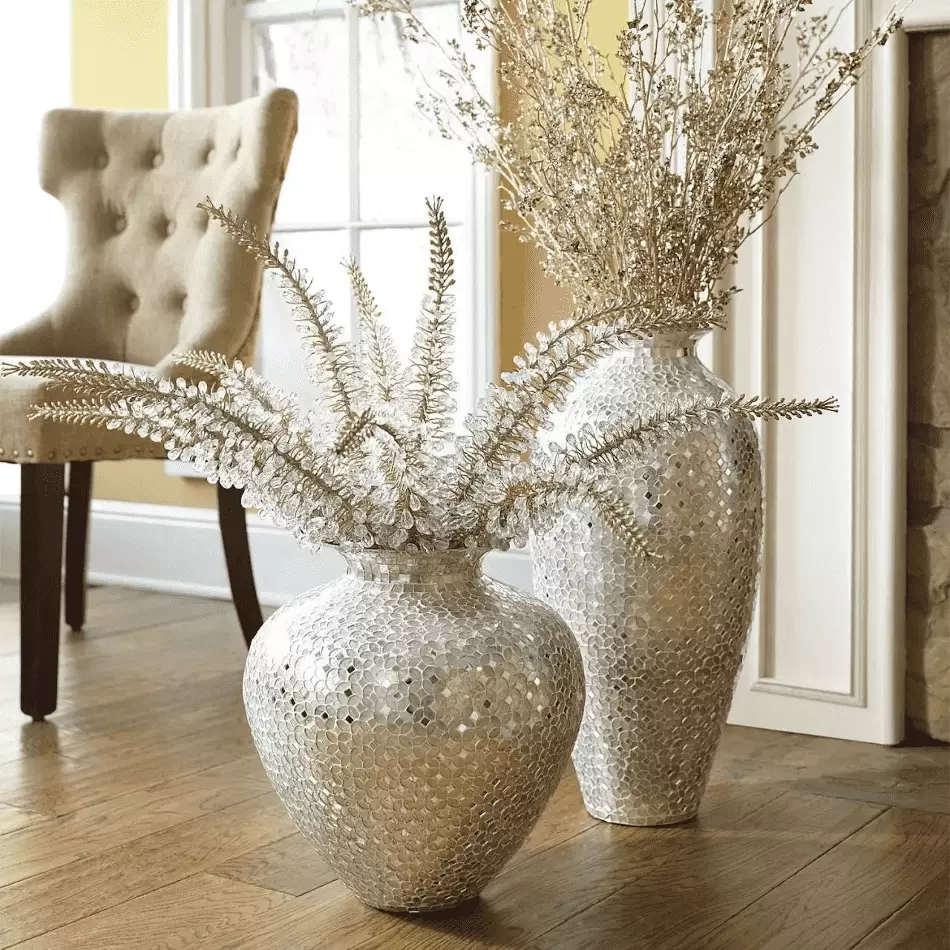 Дизайн интерьера с использованием напольных ваз